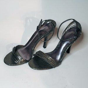 Kelly & Katie silver heel sandals